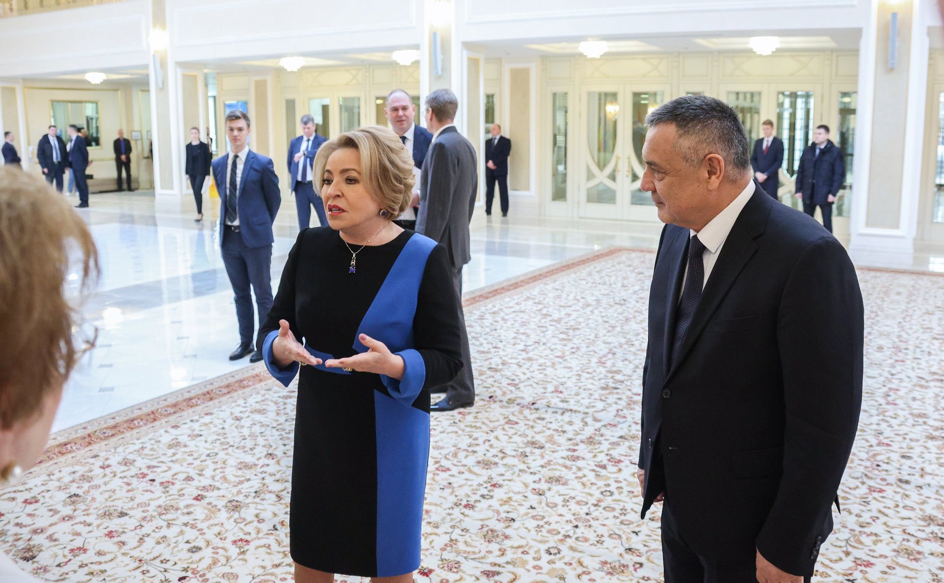 Валентина Матвиенко провела встречу со Спикером Законодательной палаты Олий Мажлиса Республики Узбекистан Нуриддином Исмоиловым