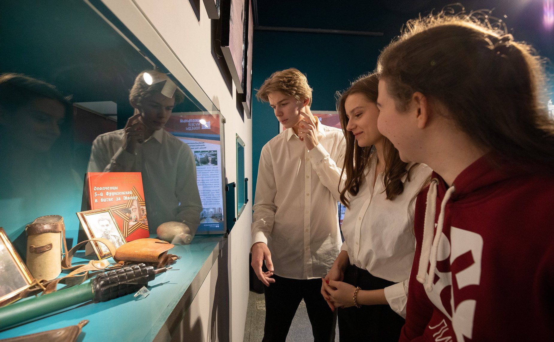 Открытие экспозиции «Минувших лет живая память» в Музее Победы