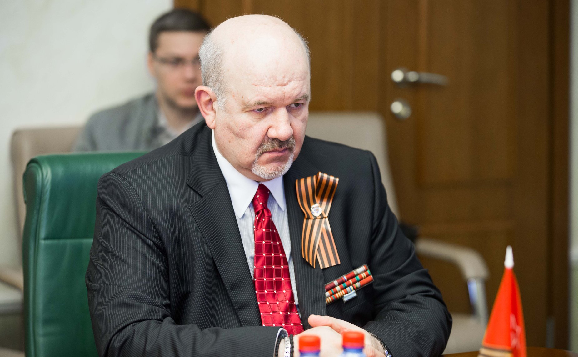 Встреча В. Озерова и с Д. Саблина с участниками Международного общественно-патриотического проекта 