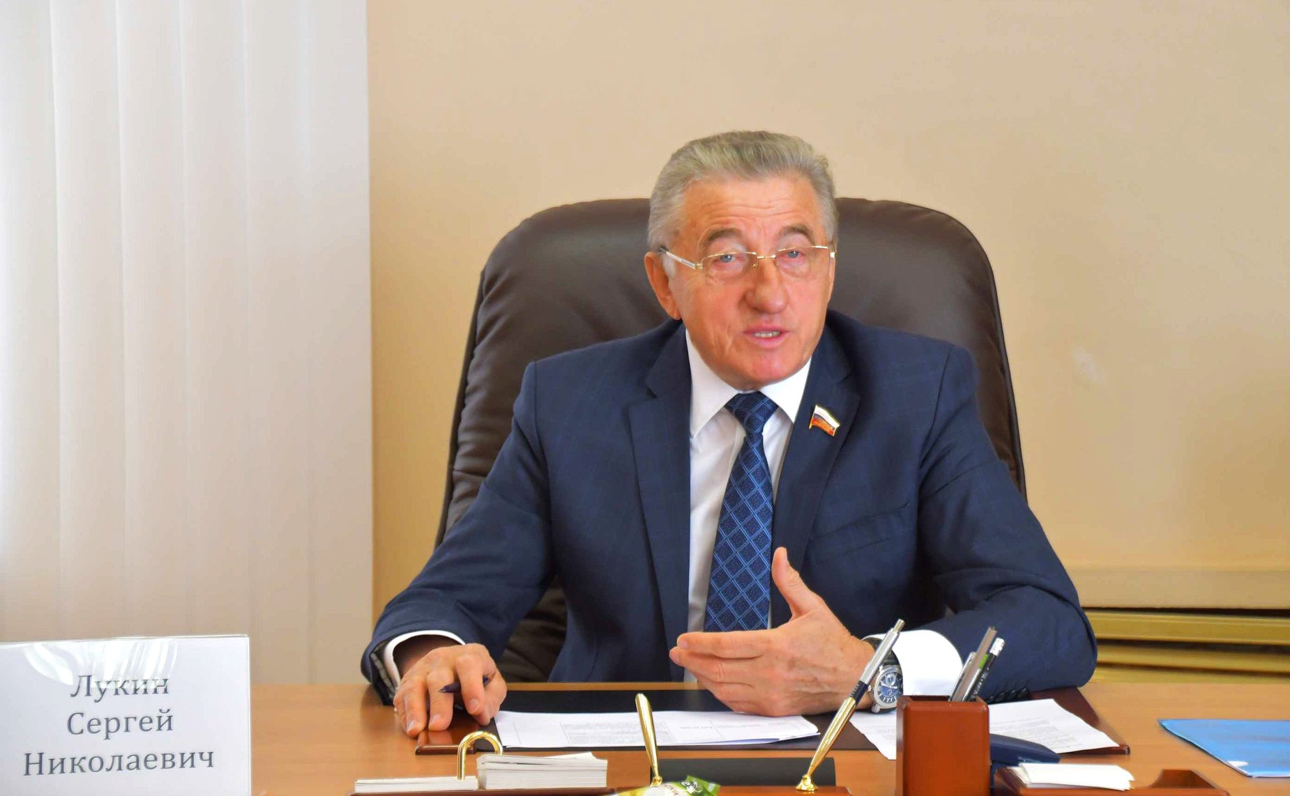 Сергей Лукин в ходе региональной недели провел личный прием граждан