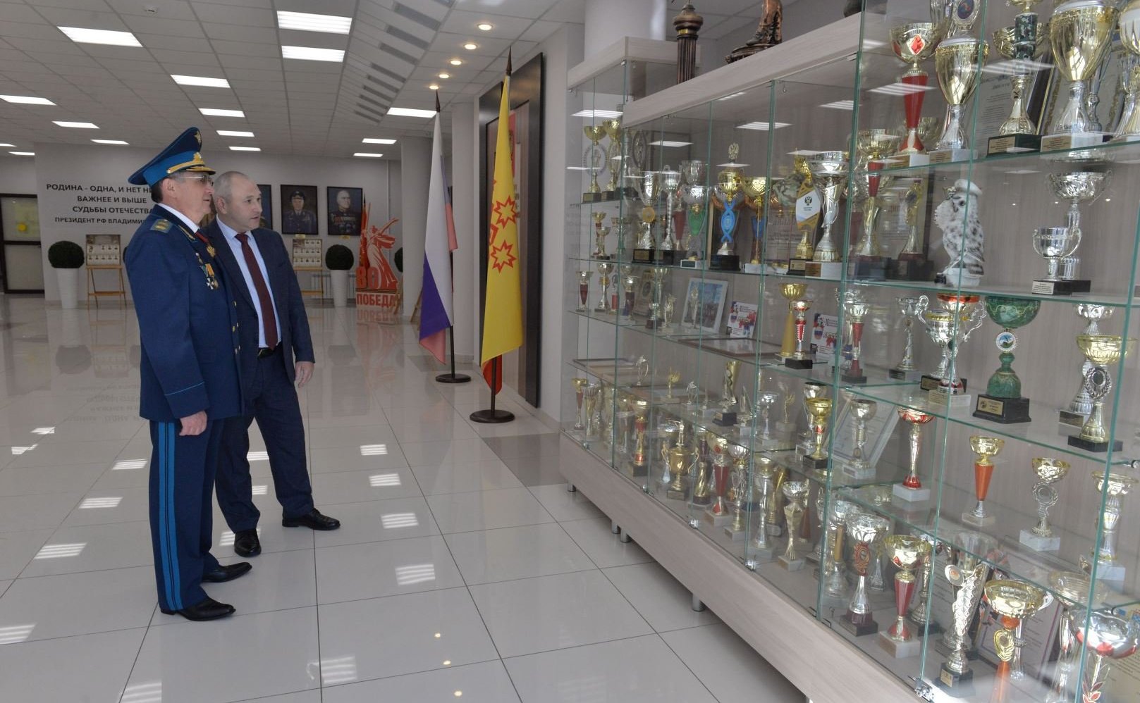 Николай Федоров принял участие в посвященных Дню знаний торжественных мероприятиях в Чувашском кадетском корпусе Приволжского федерального округа имени Героя Советского Союза А.В. Кочетова