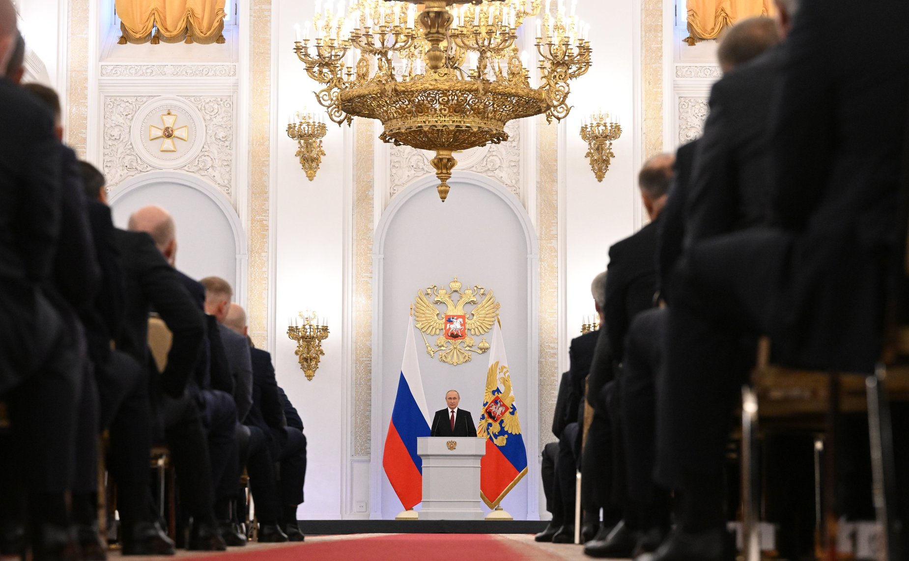 Выступление Президента России Владимира Путина на церемонии подписания договоров о принятии ДНР, ЛНР, Запорожской и Херсонской областей в состав России