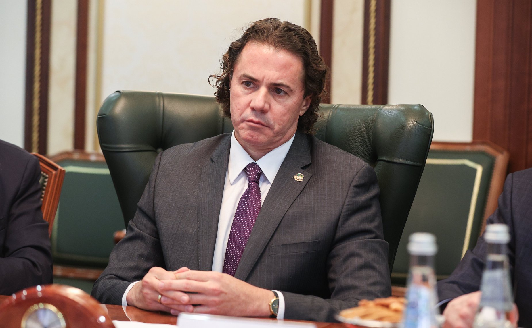 Константин Косачев провел встречу с первым заместителем Председателя Федерального сената Национального конгресса Федеративной Республики Бразилии Венезиано Виталом ду Рего