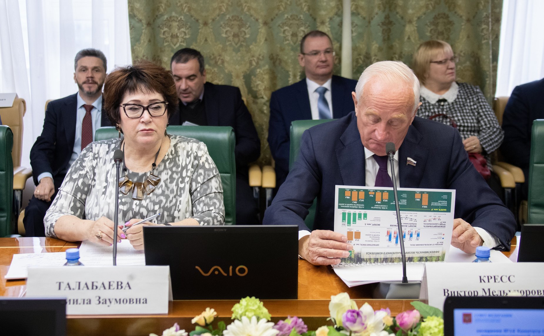 Людмила Талабаева и Виктор Кресс