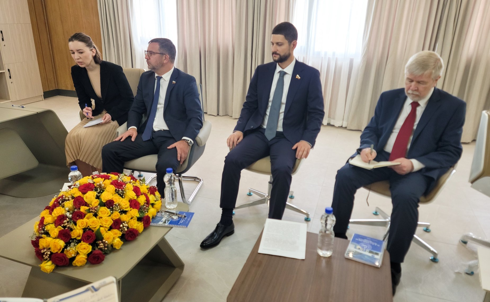 Встреча делегации Совета Федерации с Председателем Совета Федерации ФДРЭ Агеньеку Тешагером