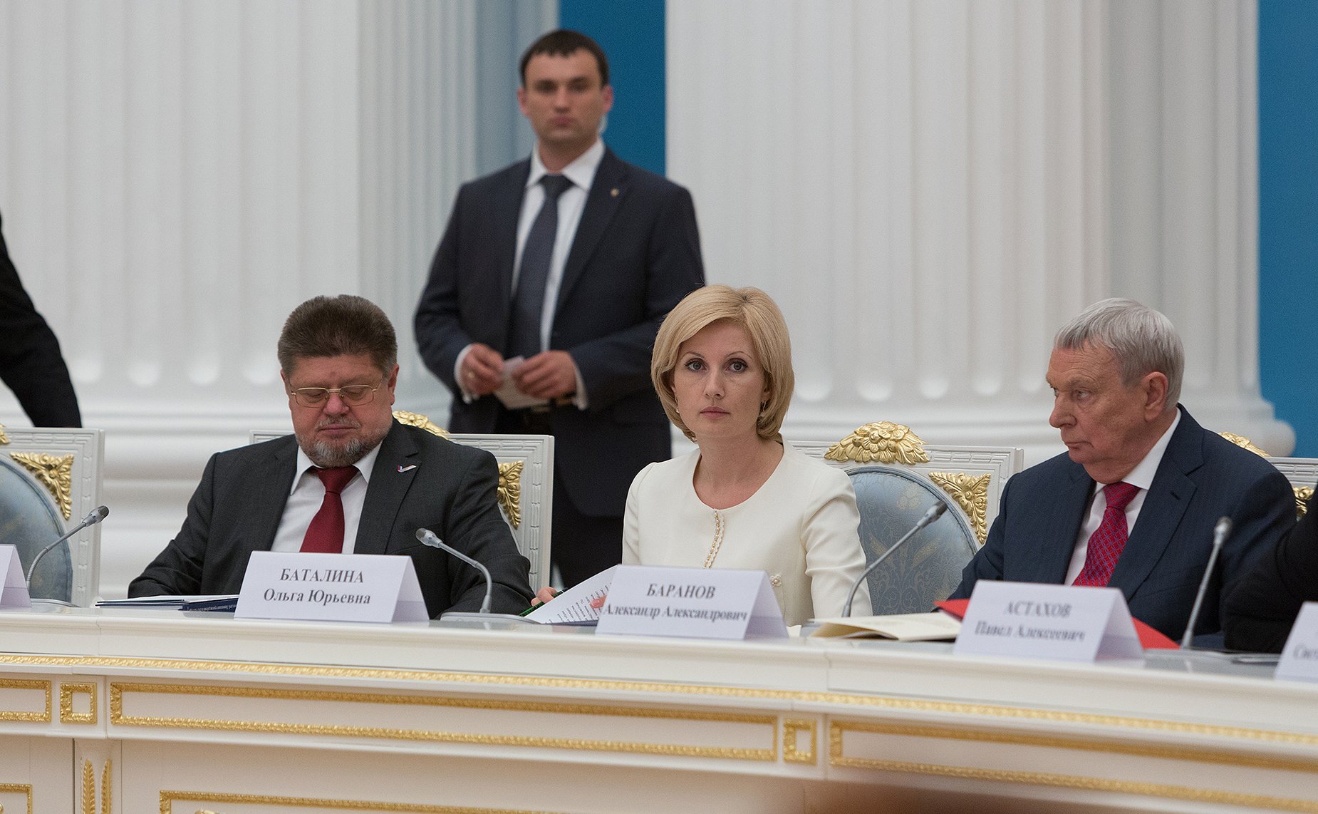Заседание Координационного совета по реализации Национальной стратегии действий в интересах детей. Баталина, Баранов.