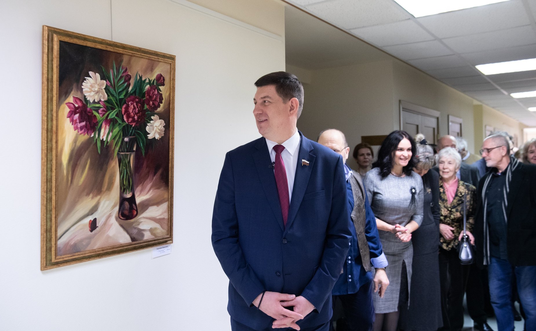 Открытие выставки Тушинского товарищества художников «С любовью к женщине» в Совете Федерации