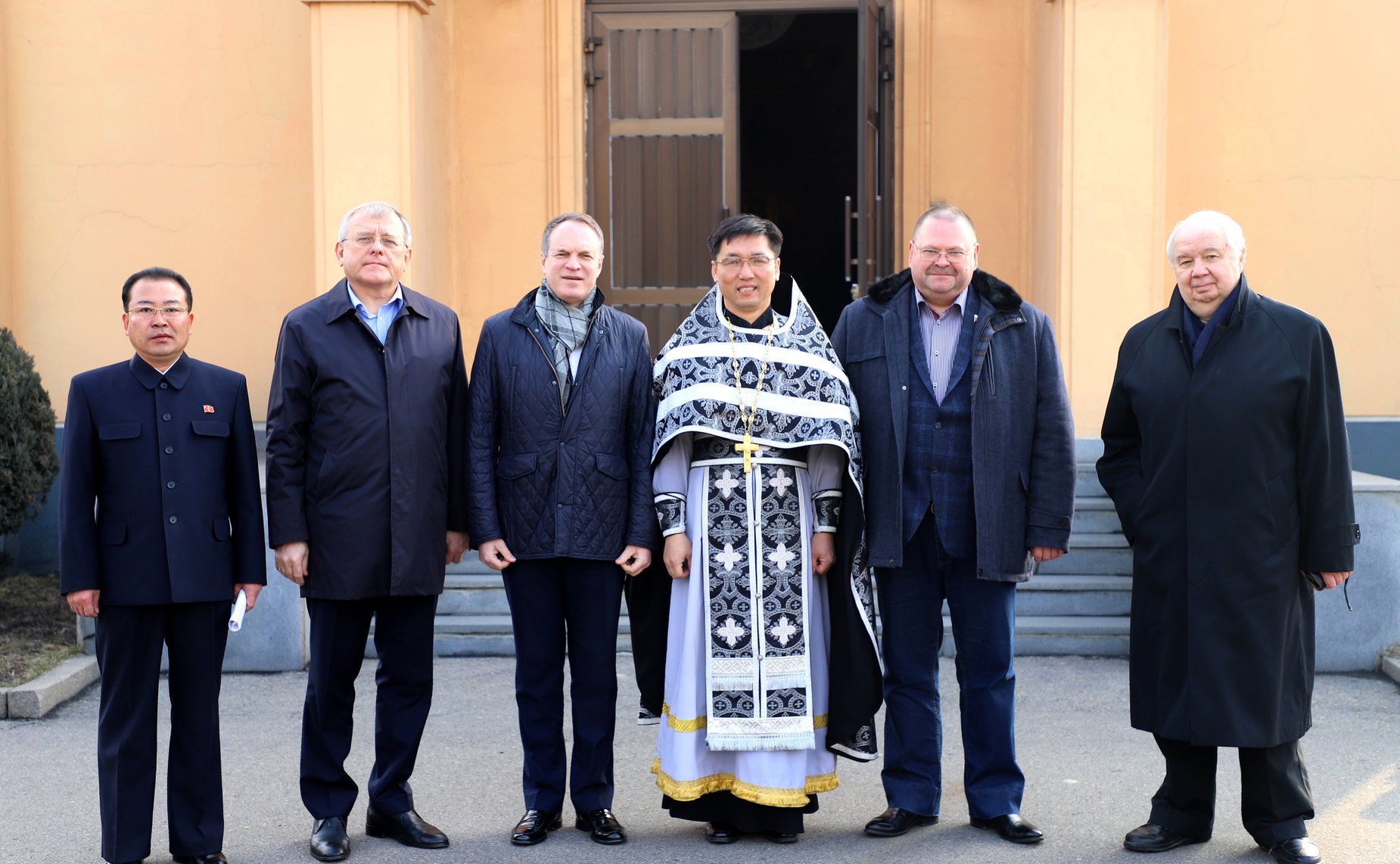 Посещение Пхеньянского Храма Святой Троицы