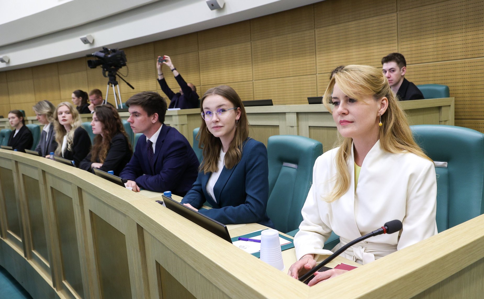 Заседание Палаты молодых законодателей при Совете Федерации