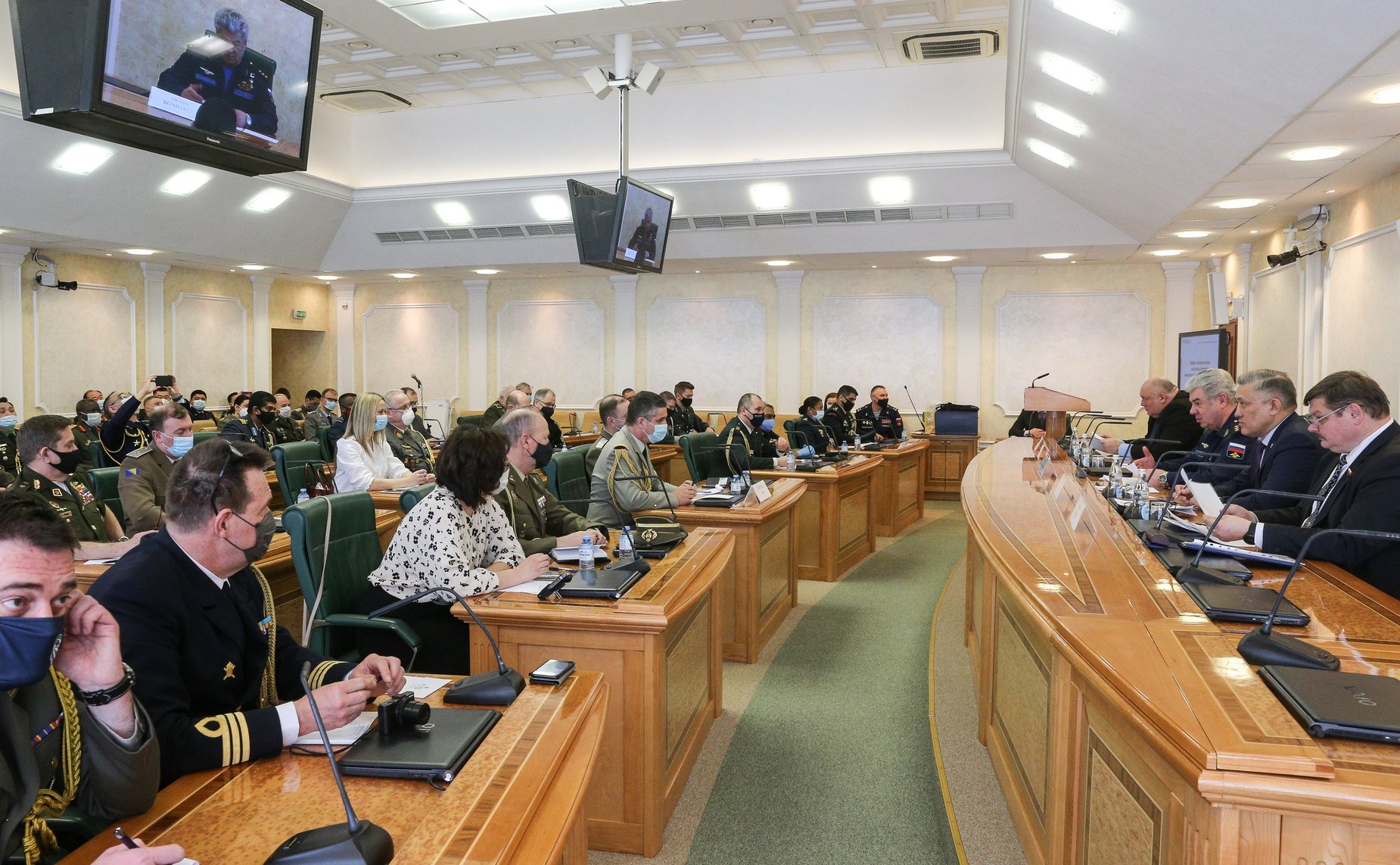 Ежегодный брифинг с военными атташе иностранных государств, аккредитованными в Российской Федерации