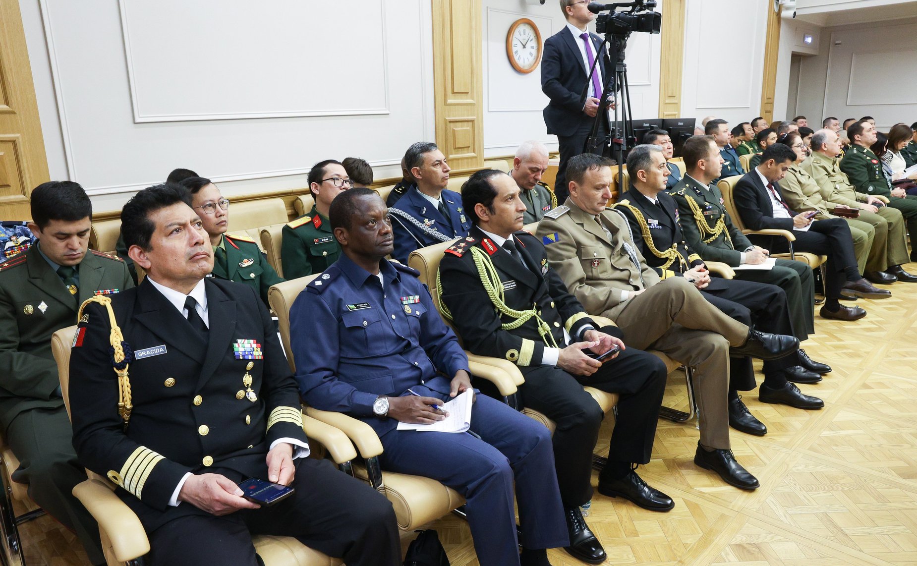 Брифинг для военных атташе иностранных государств, аккредитованных в Российской Федерации