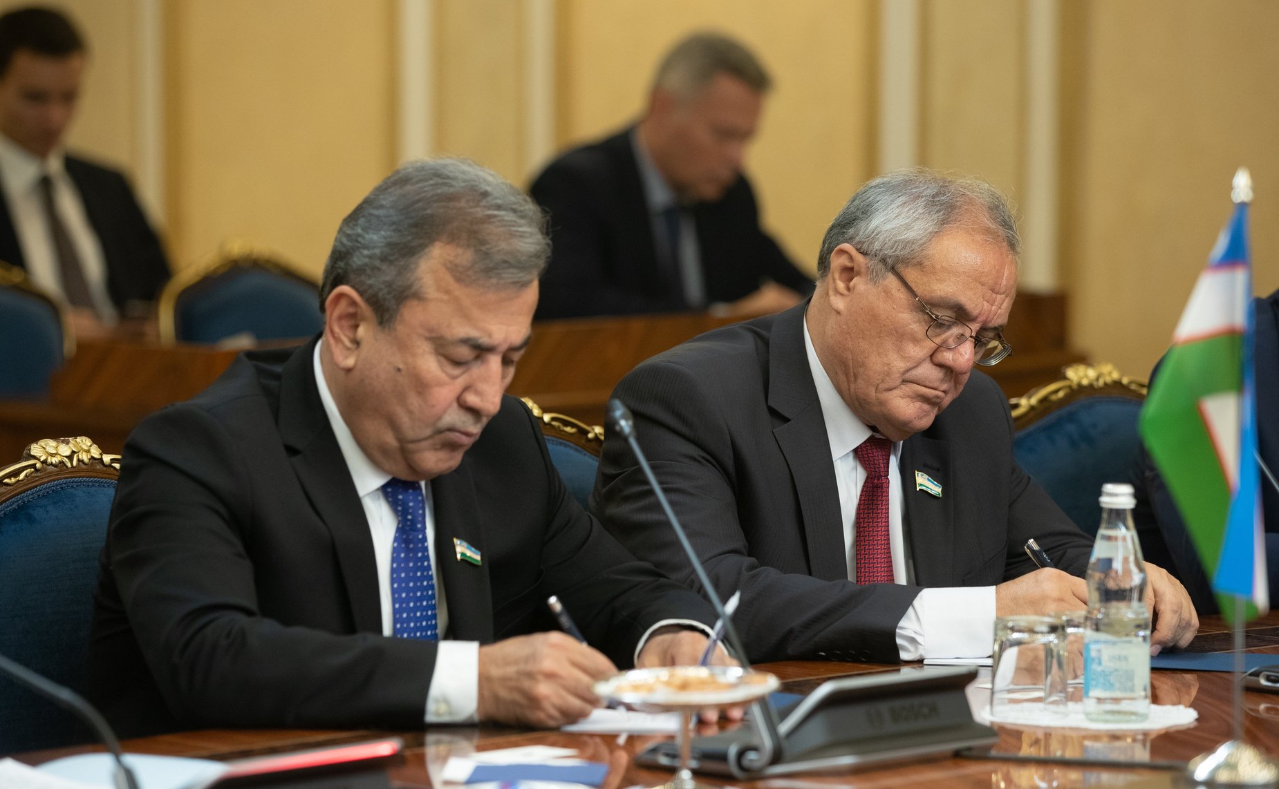 Встреча В. Матвиенко с Председателем Сената Олий Мажлиса Республики Узбекистан Н. Юлдашевым