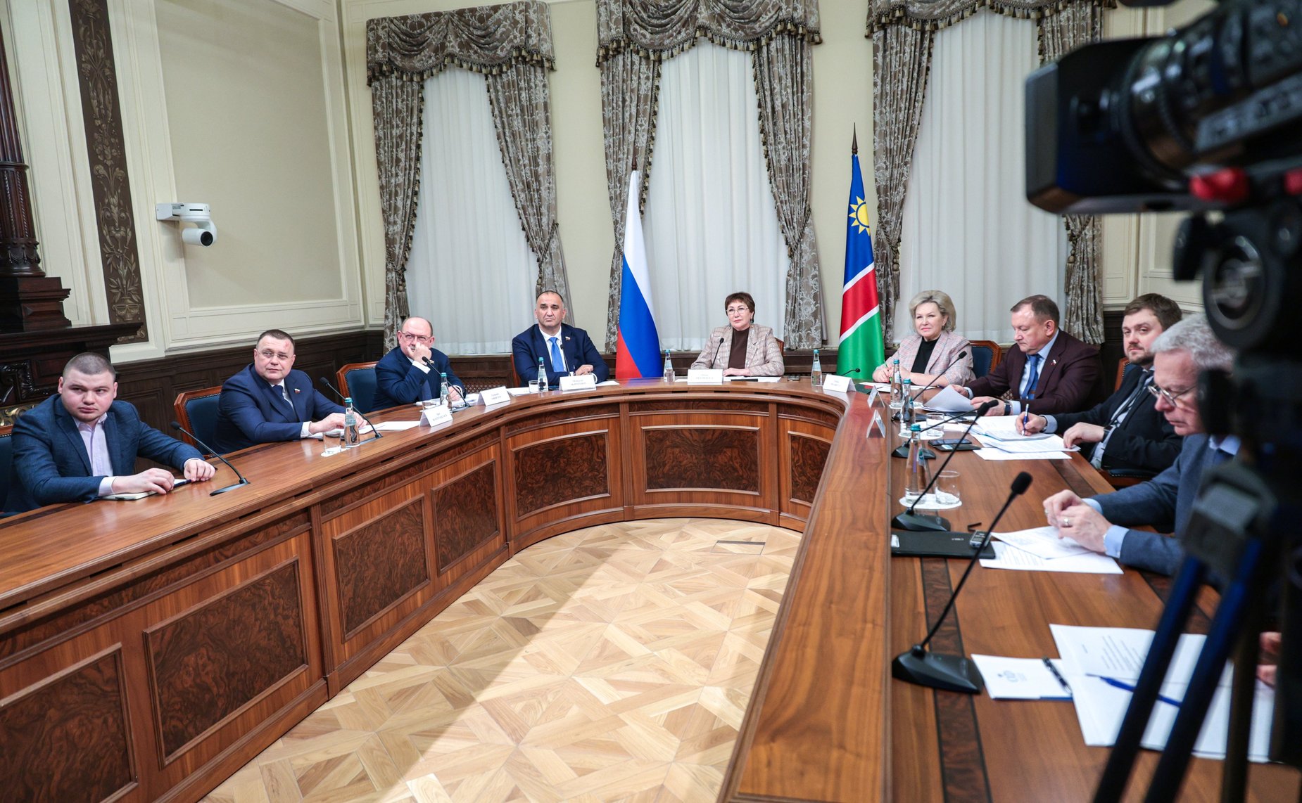 Совместное заседание групп по сотрудничеству Совета Федерации Федерального Собрания Российской Федерации и Национального совета Республики Намибии