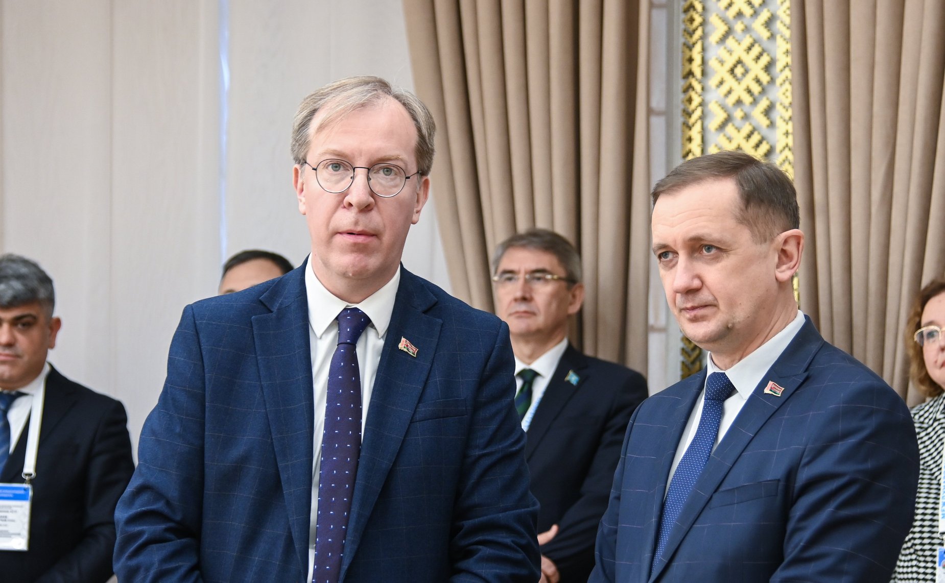 Российские законодатели в рамках визита провели встречу с Председателем Совета Республики Национального собрания Республики Беларусь Натальей Кочановой