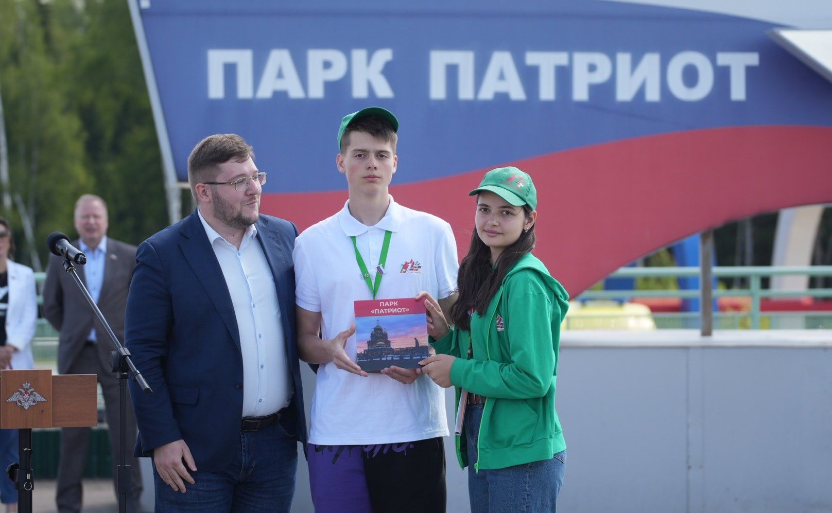 Участники проекта «Поезд Памяти» посетили Центральный парк ВС РФ «Патриот»