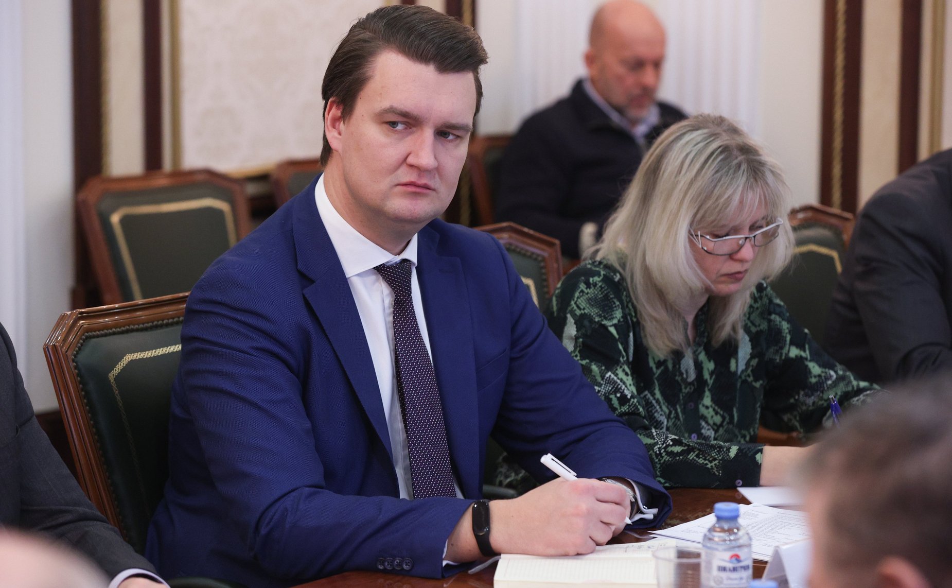 Заместитель Председателя СФ Константин Косачев провел заседание рабочей группы по подготовке X Парламентского форума БРИКС