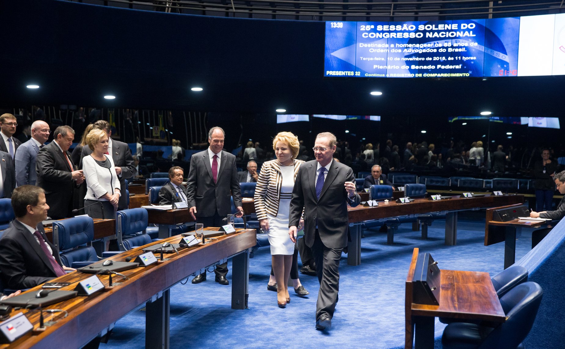 В. Матвиенко и делегация СФ посетили Парламент Бразилии