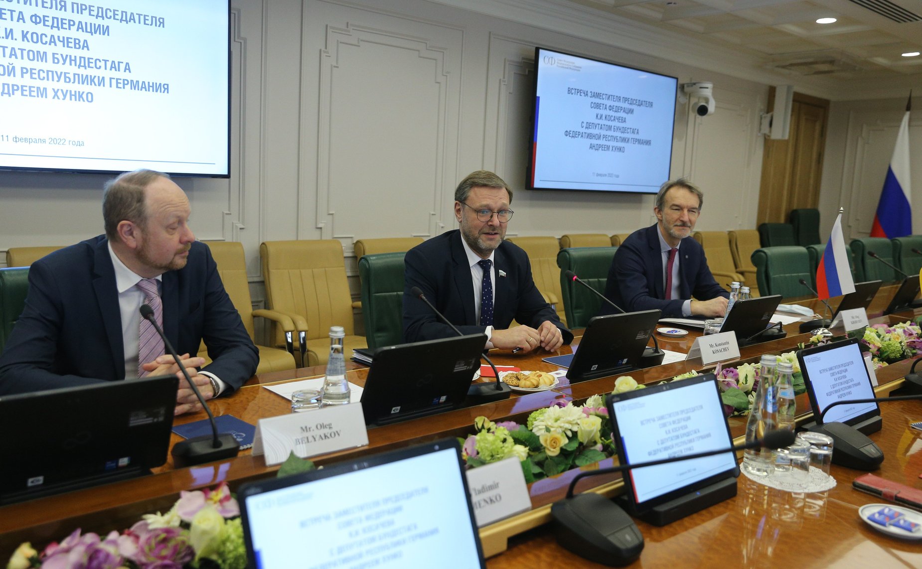 Константин Косачев провел встречу с депутатом Бундестага Федеративной Республики Германия, представителем фракции «левых» в Парламентской ассамблее Совета Европы Андреем Хунко