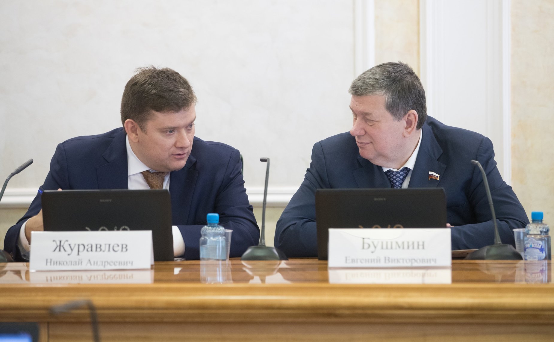 Н. Журавлев и Е. Бушмин