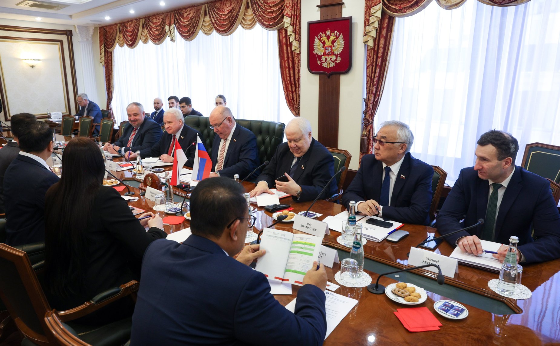 Встреча Григория Карасина с руководителем Комитета Совета Народных Представителей (СНП) Республики Индонезии по межпарламентскому сотрудничеству Мардани Али Серой
