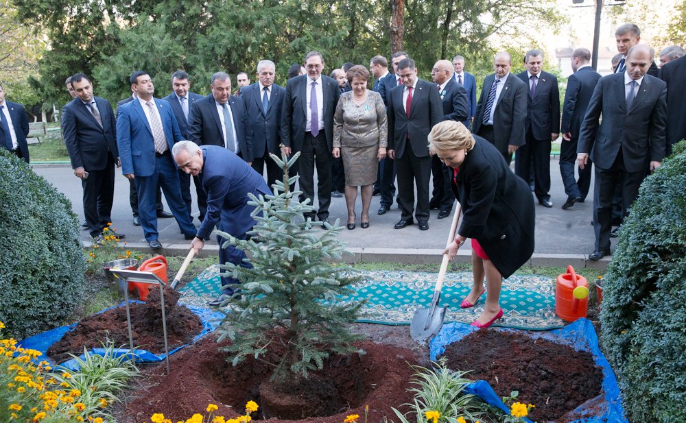 Встреча В. Матвиенко с Председателем Национального Собрания Республики Армения Г. Саакяном