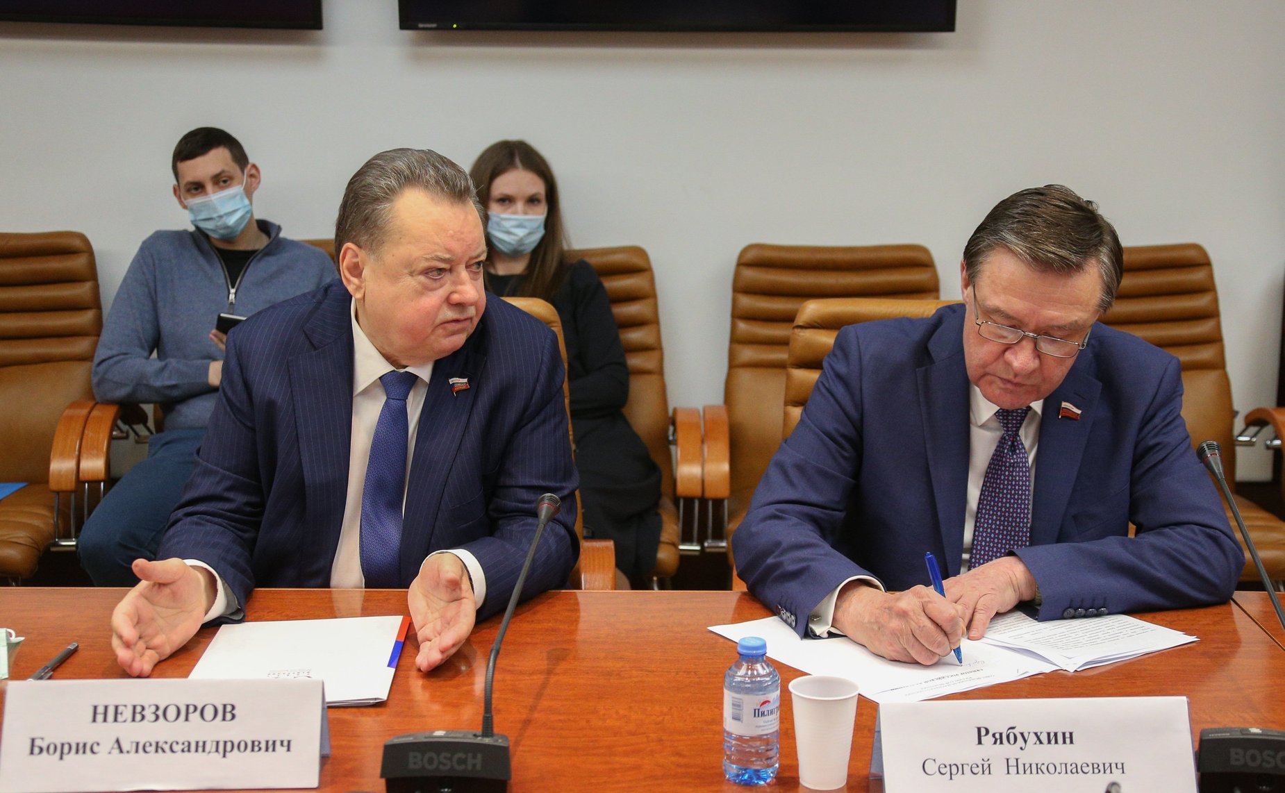 Борис Невзоров и Сергей Рябухин