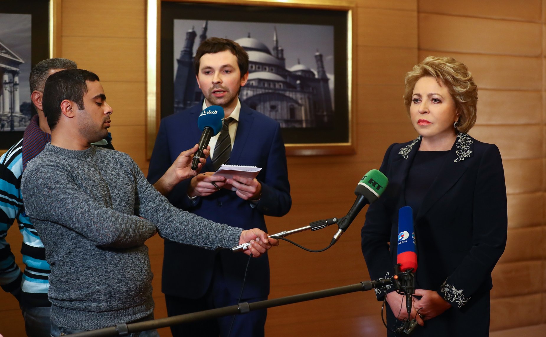 Брифинг В. Матвиенко