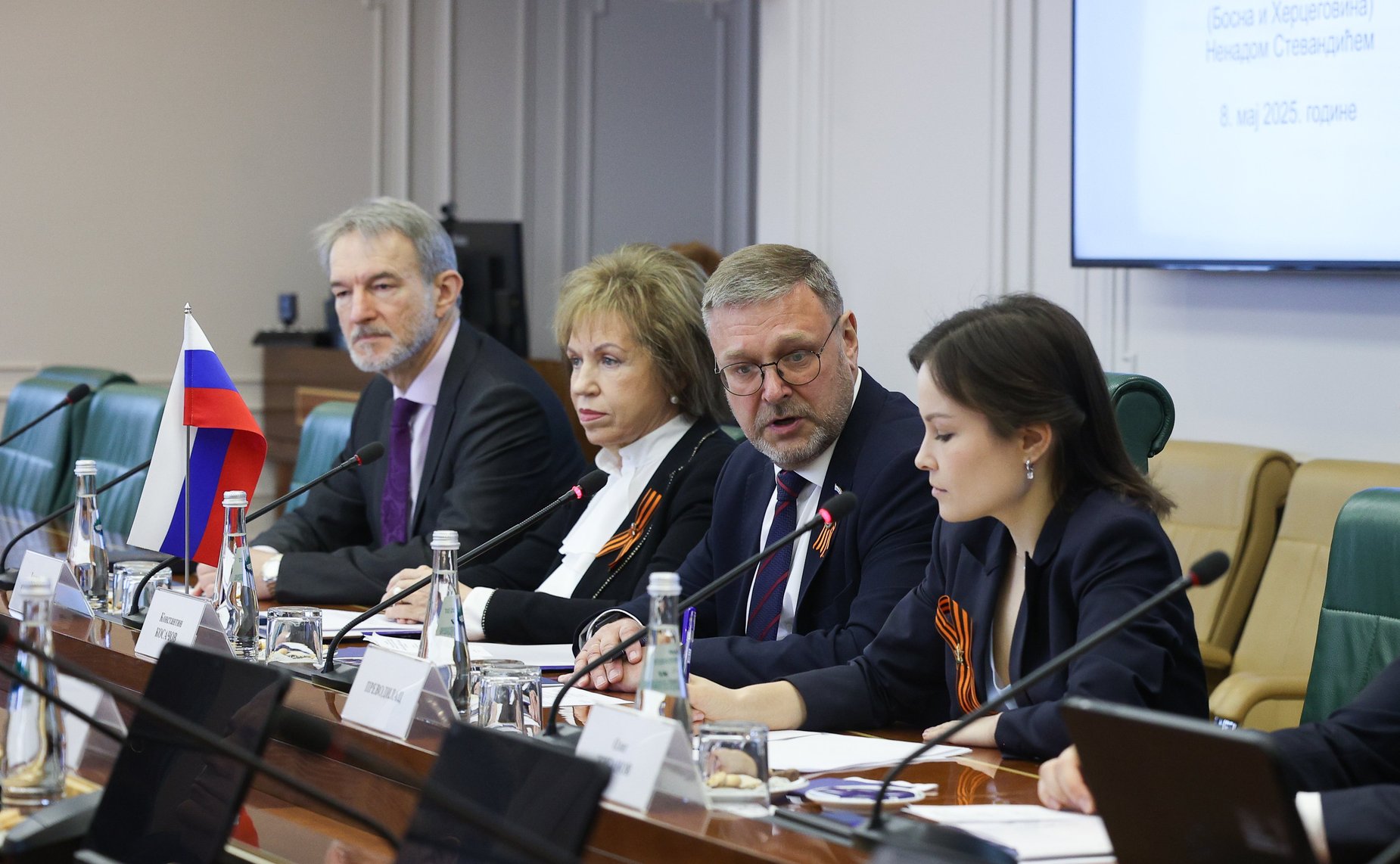 Константин Косачев встретился с Председателем Народной скупщины Республики Сербской (Босния и Герцеговина) Ненадом Стевандичем