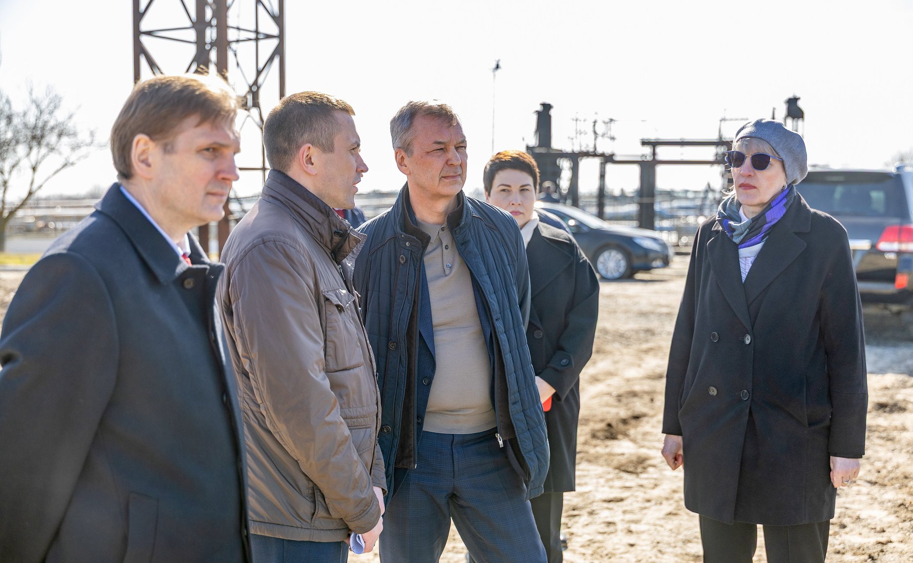 Первый заместитель Председателя СФ Андрей Яцкин в рамках поездки в регион осмотрел ход реконструкция очистных сооружений и строительства Городской больницы скорой медицинской помощи