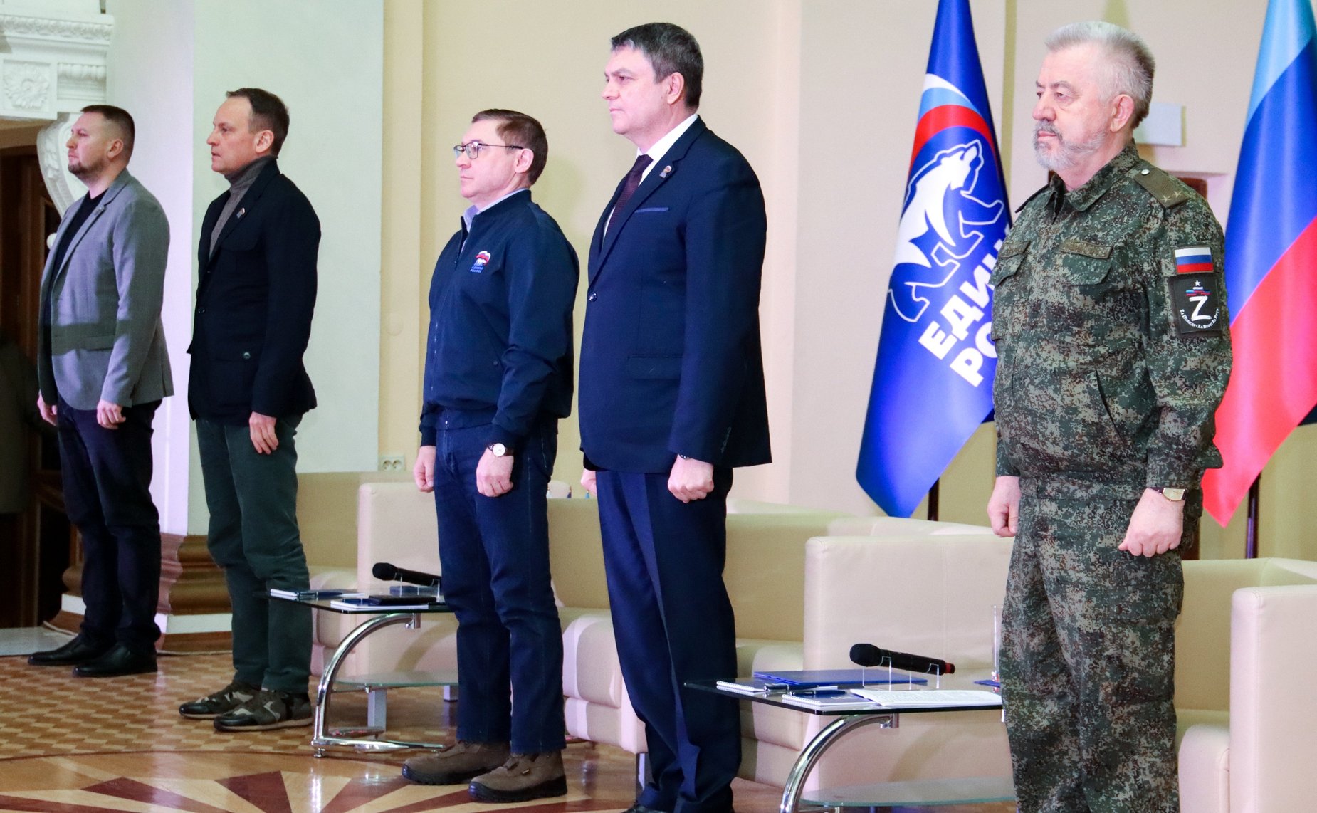 Рабочая поездка первого заместителя Председателя Совета Федерации Владимира Якушева в Луганскую Народную Республику
