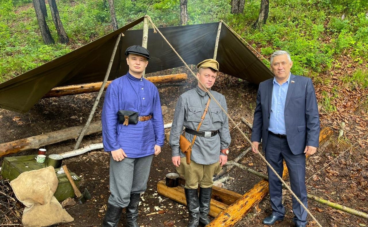 Юрий Валяев принял участие в фестивале «Исторические лагеря», прошедшем в Еврейской автономной области
