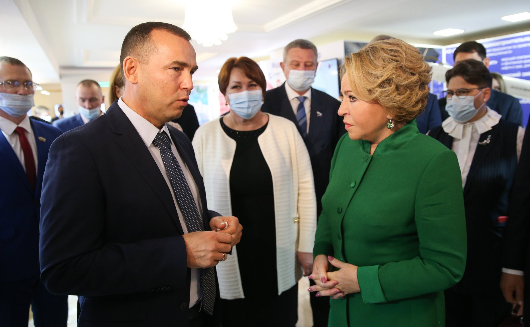 Открытие в Совете Федерации выставки, посвященной социально-экономическому развитию Курганской области