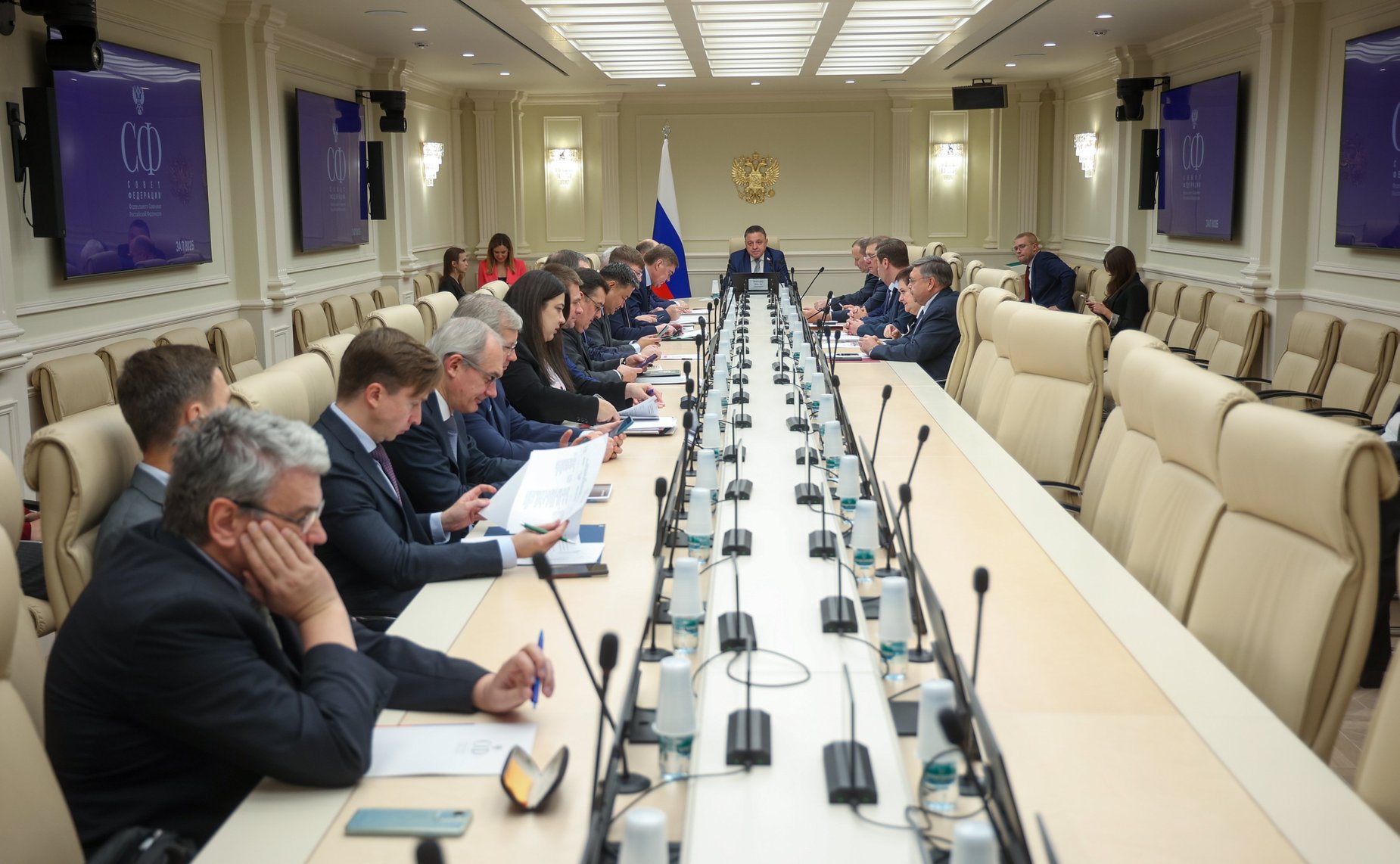 Заседание Комитета Совета Федерации по Регламенту и организации парламентской деятельности