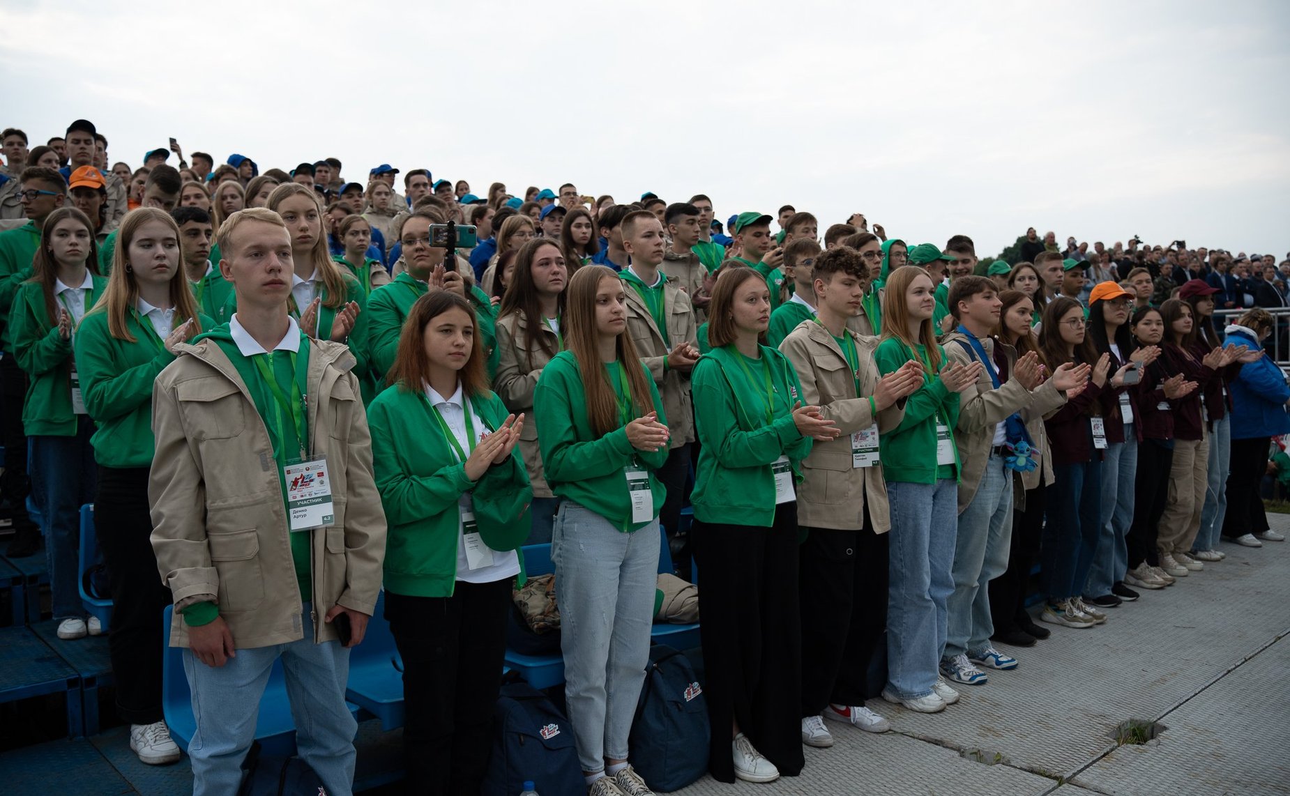 Участники проекта «Поезд Памяти» стали зрителями исторической реконструкции обороны Брестской крепости
