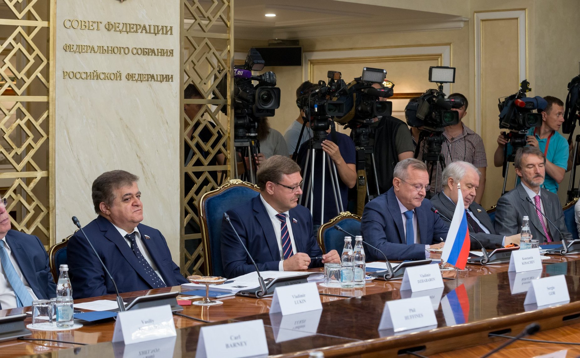 Встреча К. Косачева с членом Сената Конгресса США от Республиканской партии Р. Полом