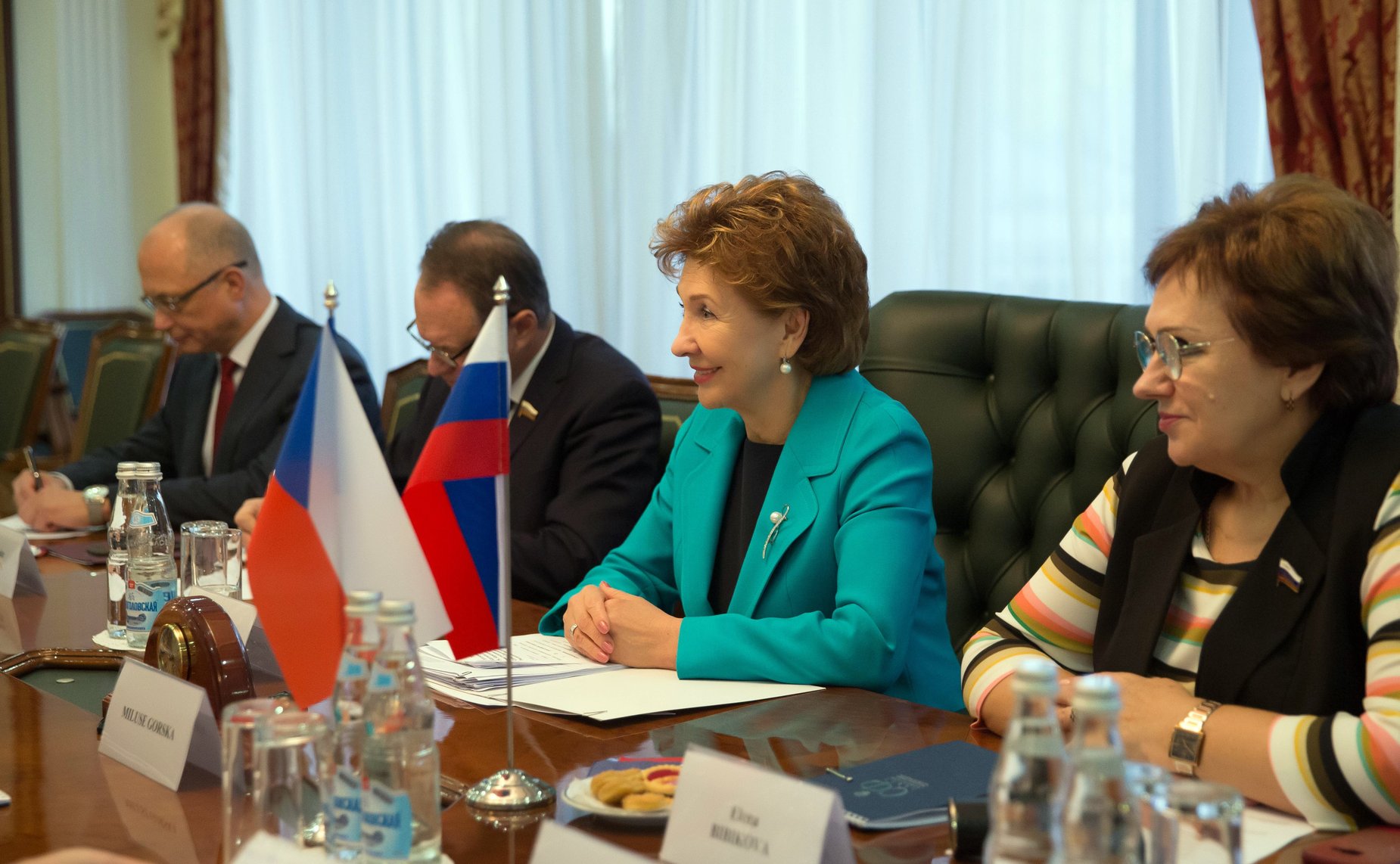 Встреча Г. Кареловой с заместителем Председателя Сената Парламента Чешской Республики М. Горской