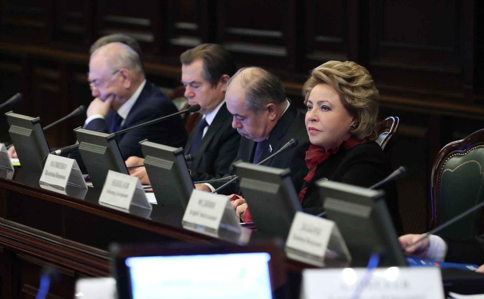 В. Матвиенко на заседании Интеграционного клуба