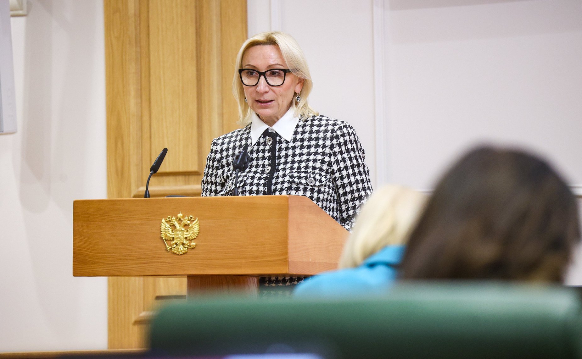 Встреча председателя Комитета СФ по науке, образованию и культуре Лилии Гумеровой с участниками окружных семейно-демографических конференций