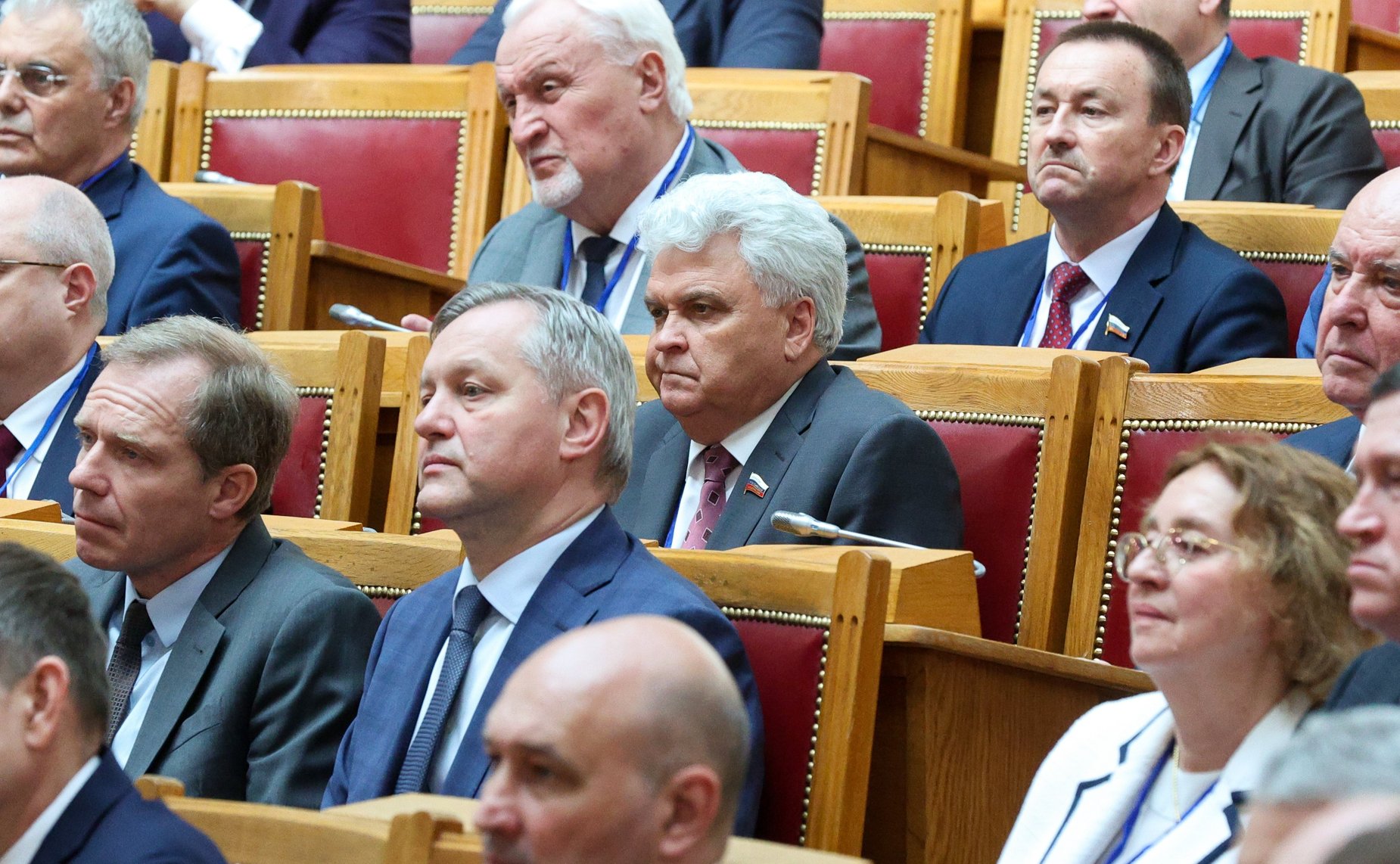 Президент Российской Федерации Владимир Путин встретился с членами Совета законодателей РФ при Федеральном Собрании