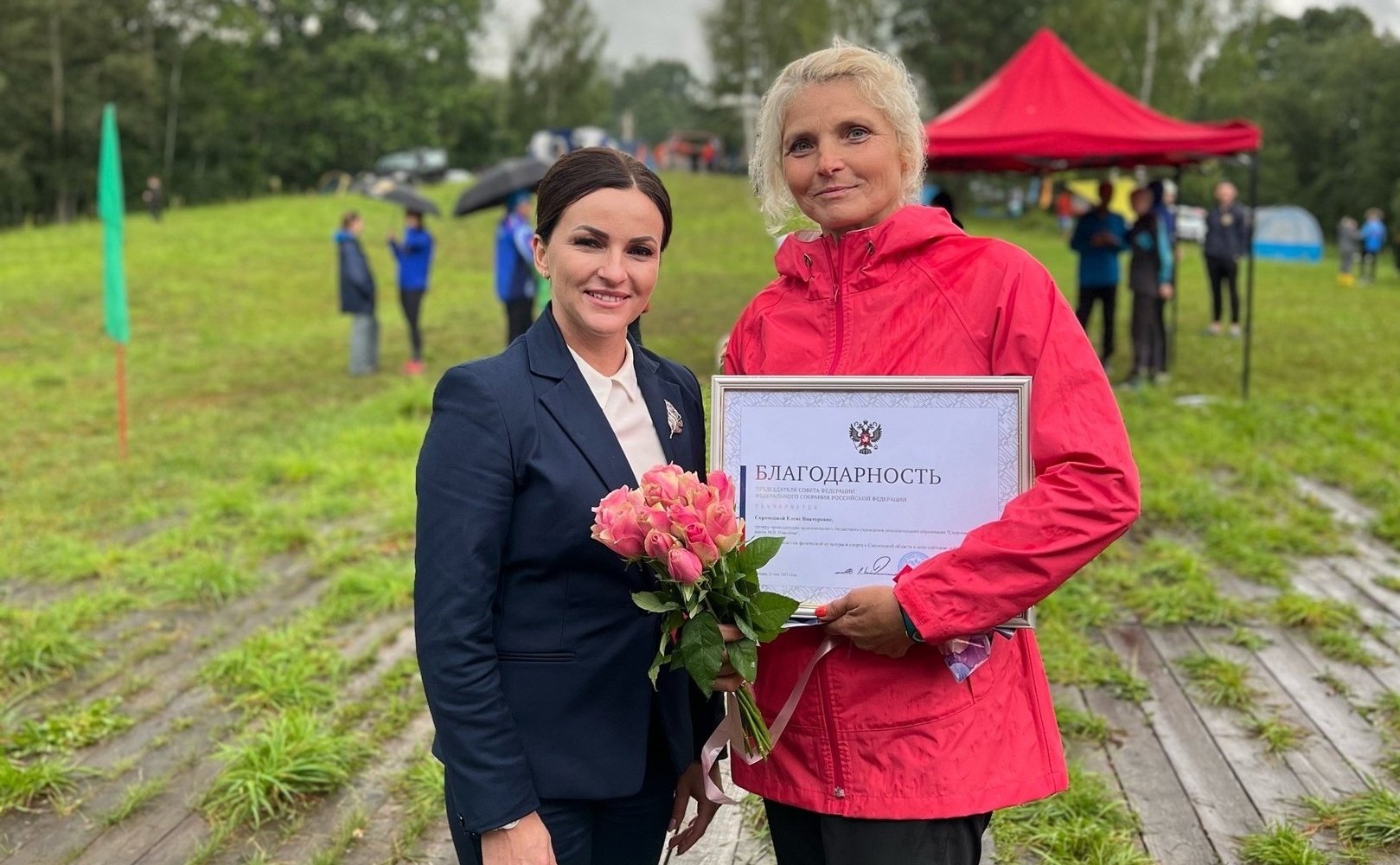 Ирина Кожанова приняла участие в церемонии открытия соревнований и награждения сильнейших спортсменов Всероссийских соревнований по спортивному ориентированию памяти путешественника Н.М. Пржевальского