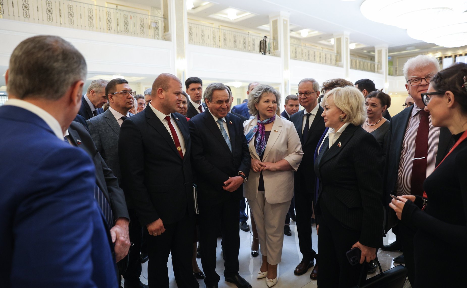 Открытие в Совете Федерации выставки «Путешествие во времени с Екатериной Великой»