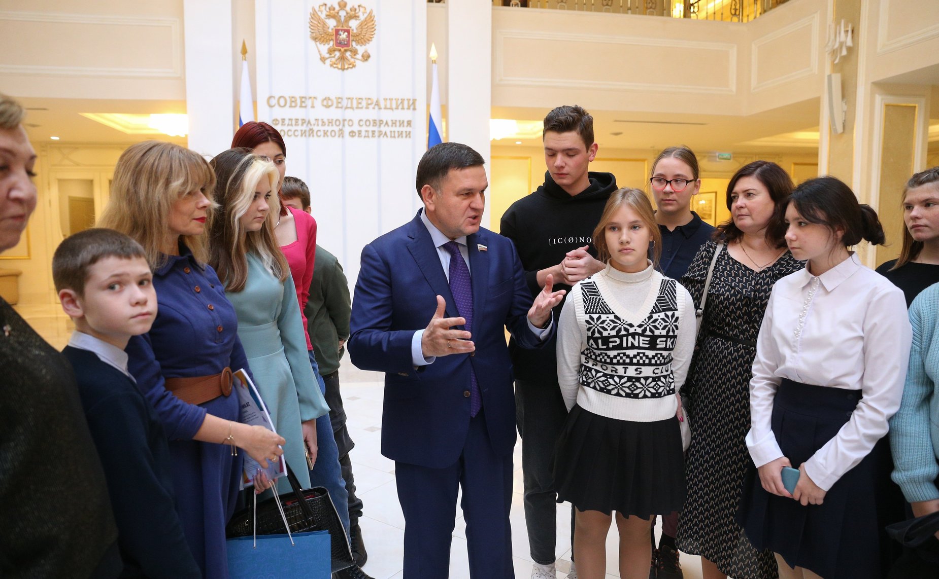 Экскурсия по зданию СФ для Ленинградского областного отделения Российского детского фонда