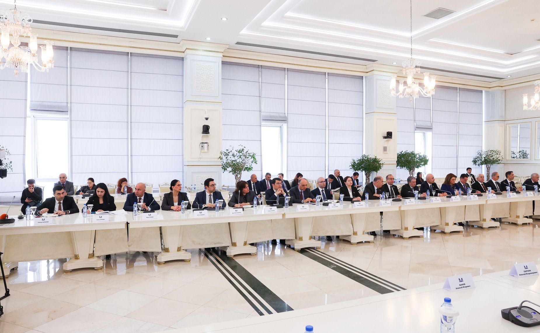 Валентина Матвиенко и Сагиба Гафарова открыли 22-е заседание Межпарламентской комиссии по сотрудничеству Федерального Собрания РФ и Милли Меджлиса Азербайджанской Республики