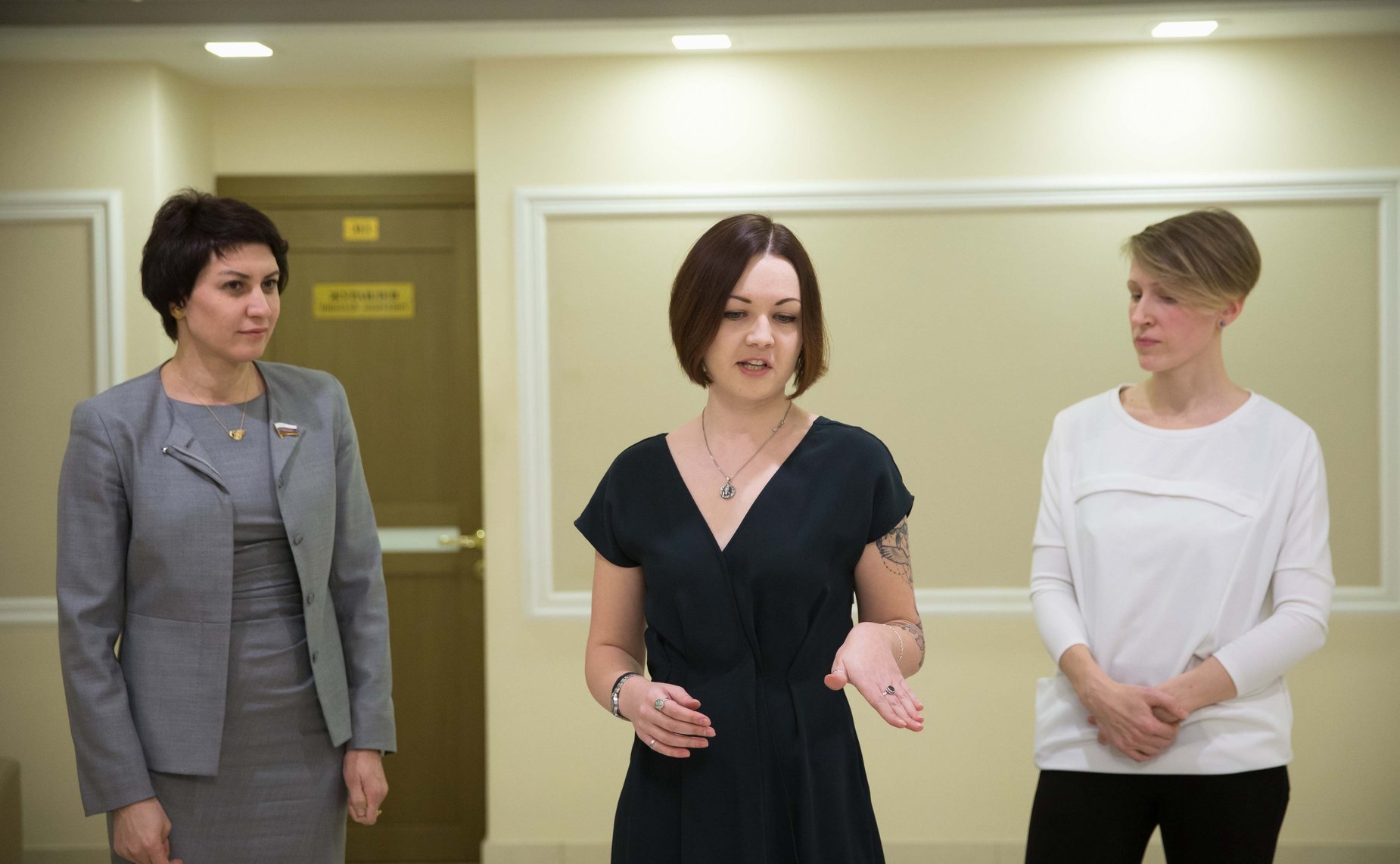 Татьяна Лебедева приняла участие в открытии выставки живописных работ в Совете Федерации