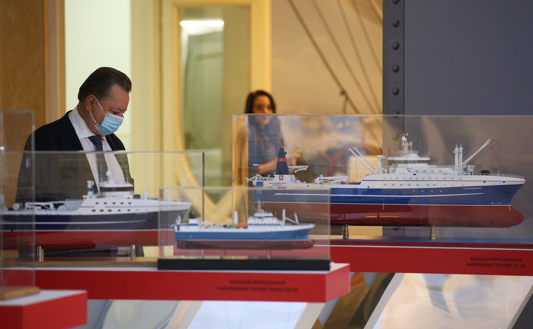 Выставка в Совете Федерации экспонатов Объединенной судостроительной корпорации