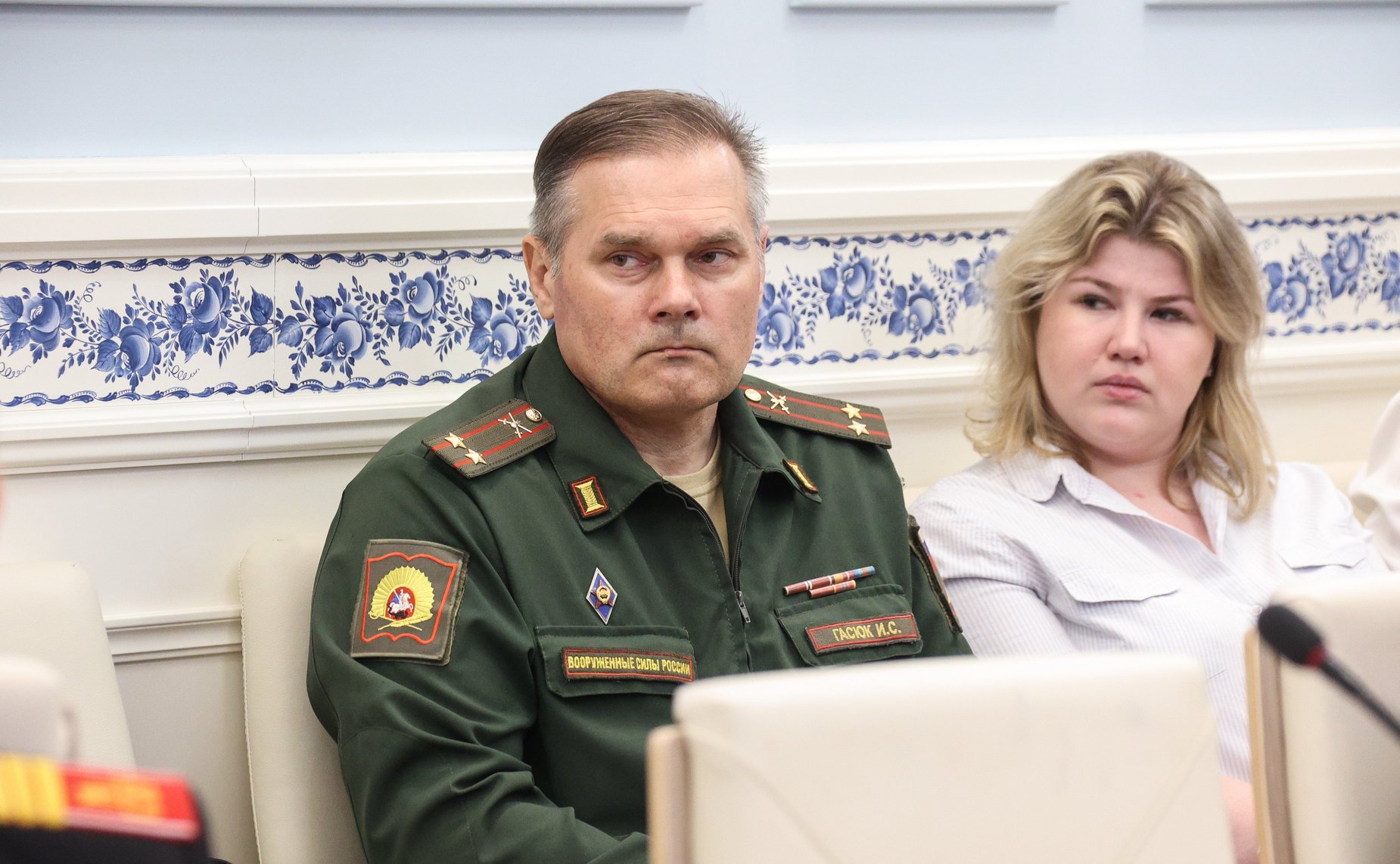 Встреча заместителя Председателя СФ Константина Косачева с воспитанниками Московского суворовского военного училища — участниками Парада Победы на Красной площади 2024 года