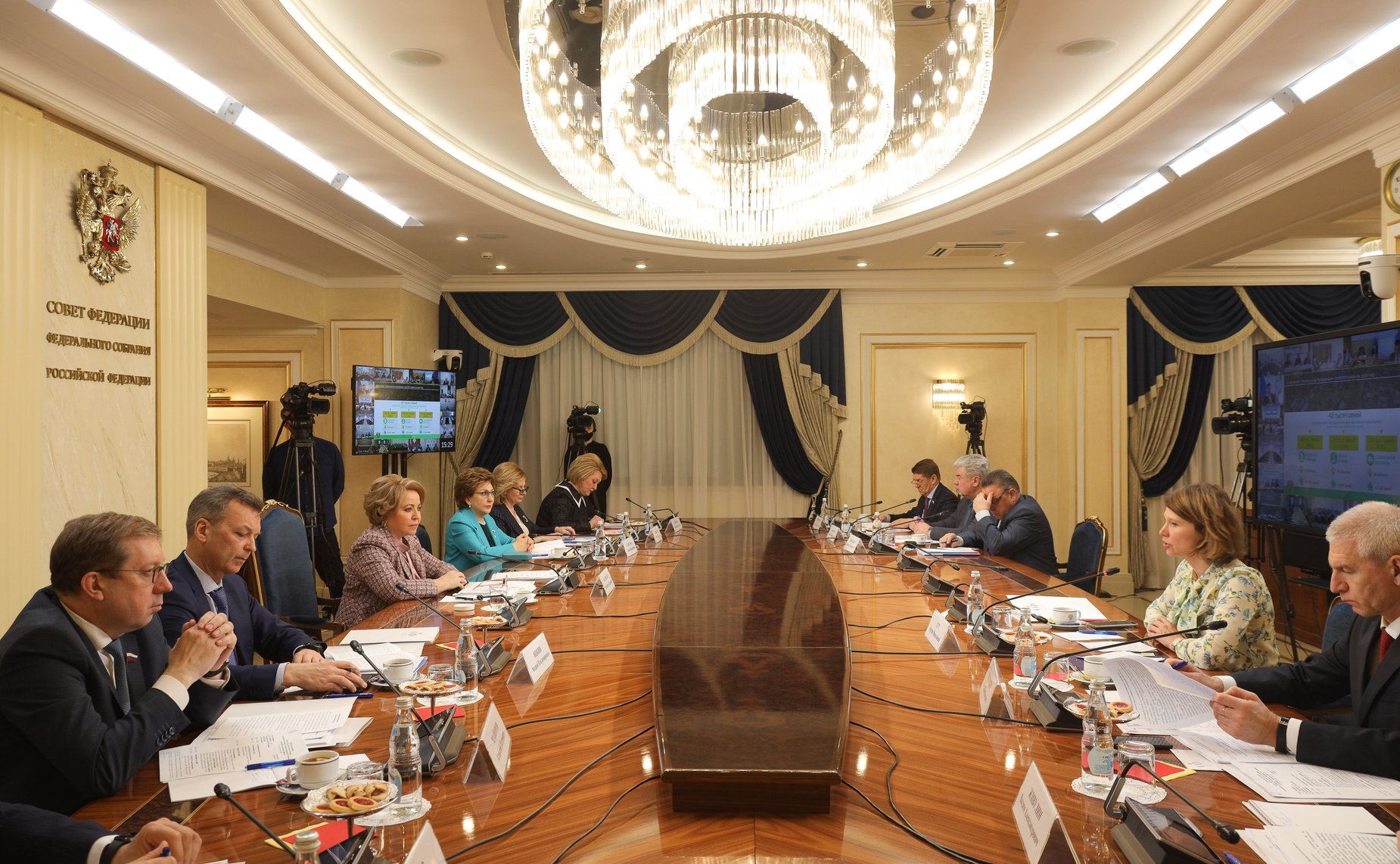 Встреча Председателя Совета Федерации Валентины Матвиенко с тружениками социальной сферы села