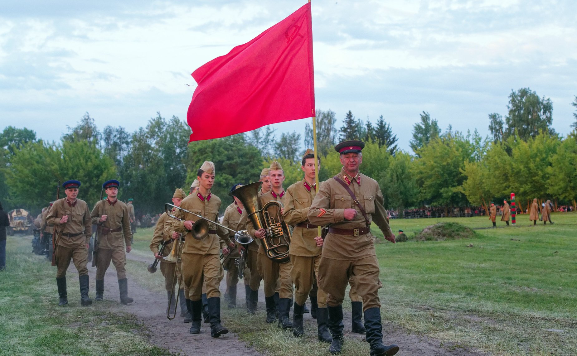 Участники проекта «Поезд Памяти» посетили военно-историческую реконструкцию «22 июня. Брестская крепость»