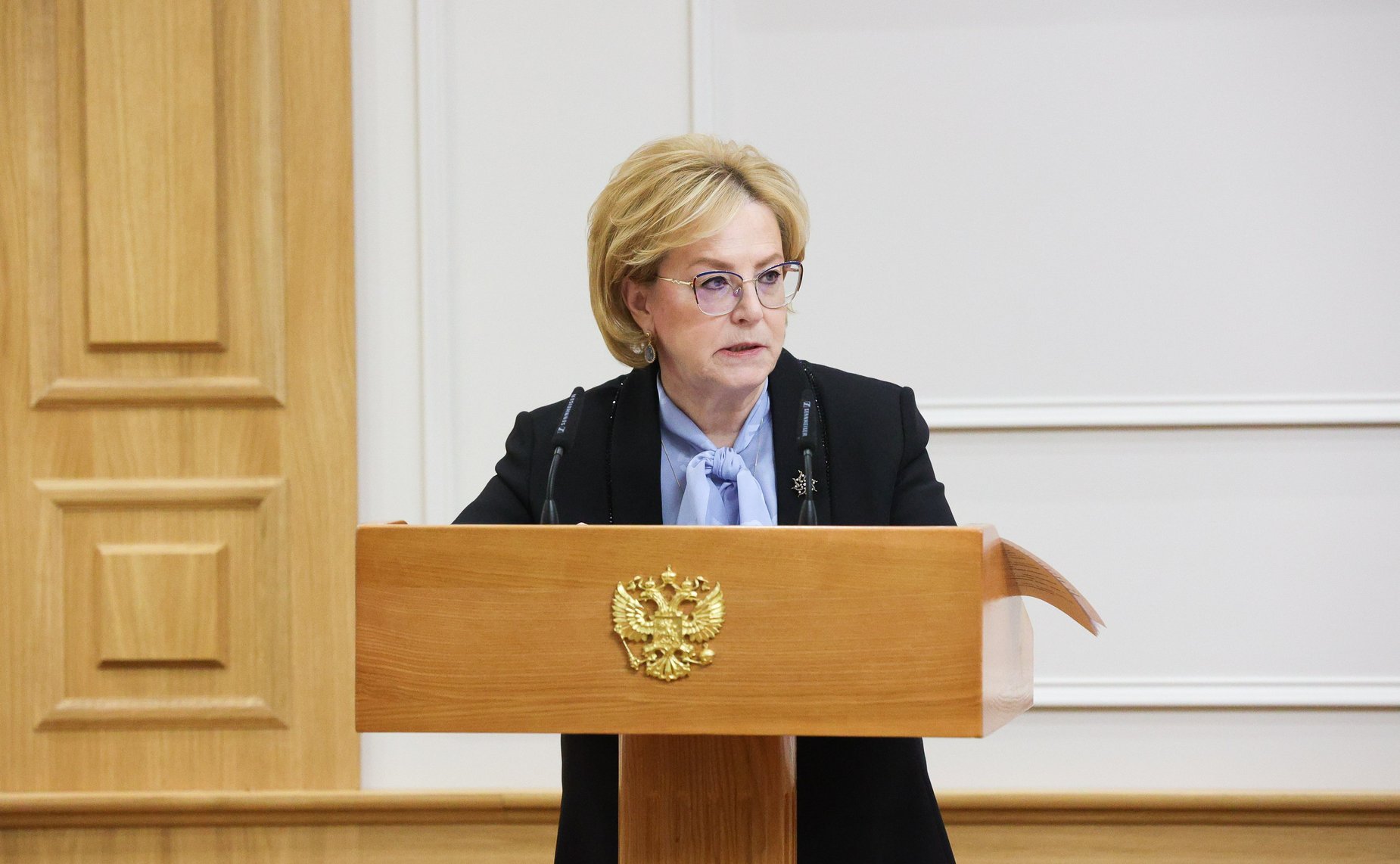 Встреча сенаторов РФ с руководителем Федерального медико-биологического агентства Вероникой Скворцовой в формате «парламентского диалога»