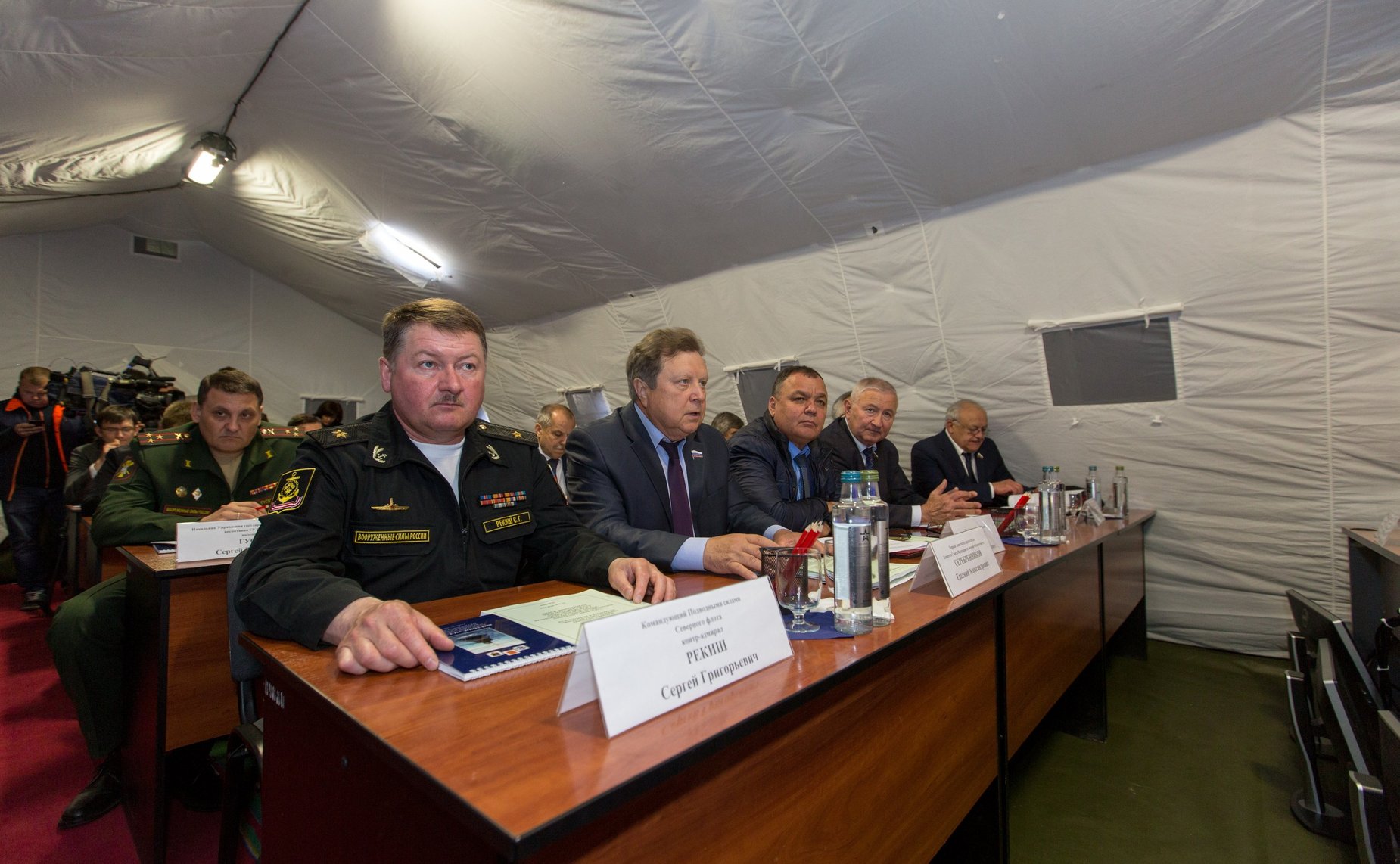 Выездное заседание Комитета СФ по обороне и безопасности в Гаджиево (Мурманская область)